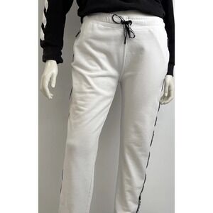 Karl Lagerfeld Block Letter Logo Jogger Sweatpants Sz XL Athleisurecore Glamcore